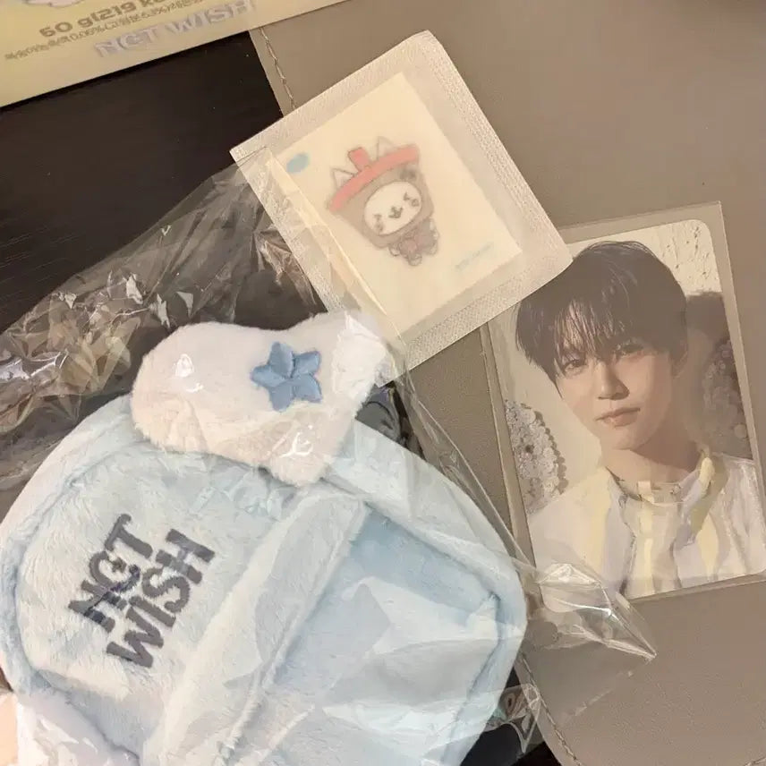 [BUNJANG] SEVENTEEN 7-Eleven Jaehee Bubble Cat Mini Backpack Keychain / 세븐일레븐 위시 711 기획팩  재희 포카 버블냥 띠부 미니백팩키링