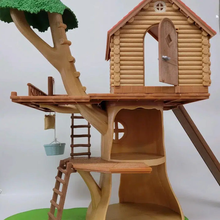 [BUNJANG] Sylvanian Families Log House Treehouse (Discontinued) / 실바니안 통나무집 트리하우스 단종