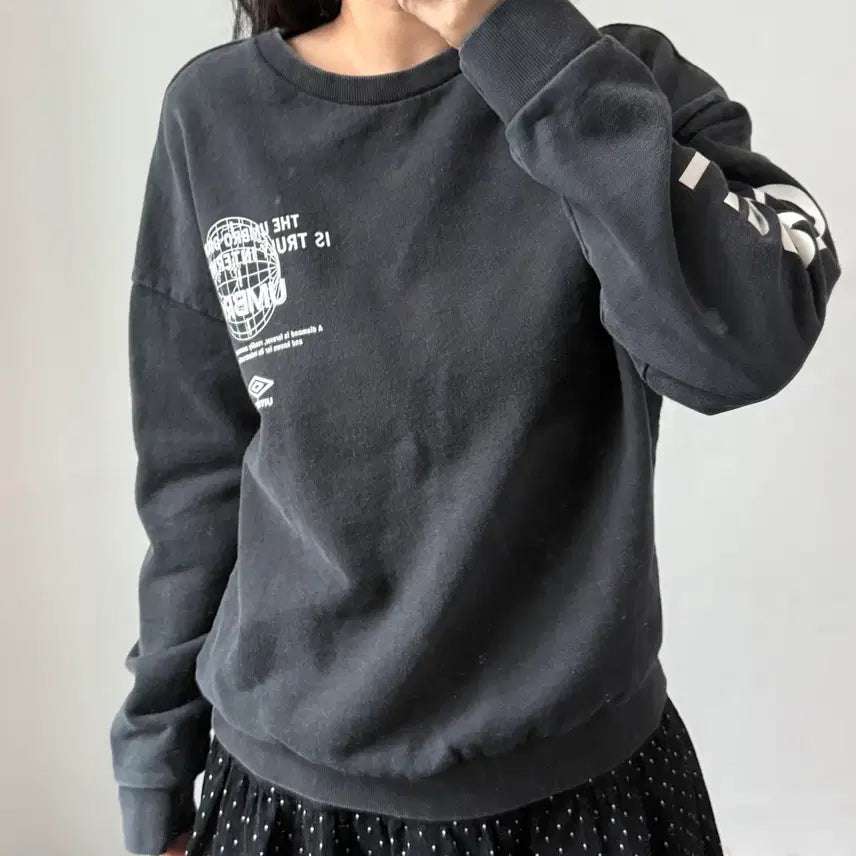 [BUNJANG] Umbro Black Sweatshirt XL / [XL] 엄브로 블랙 맨투맨