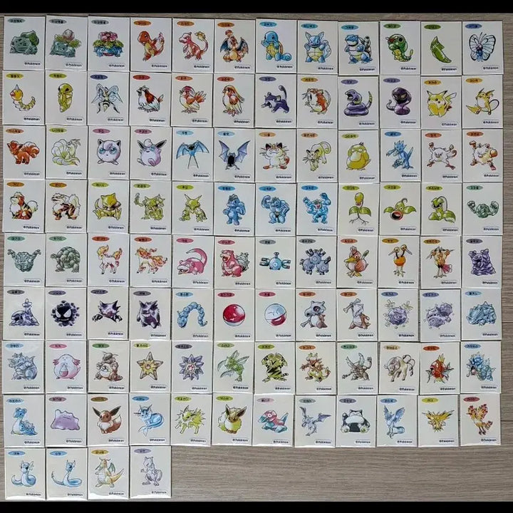 [BUNJANG] Pokemon 30th Anniversary Artwork Sealed Set (99 Types) / 포켓몬띠부씰 30주년 아트워크 미개봉 전종세트
