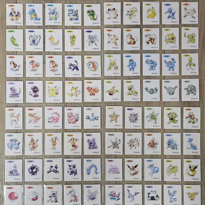 [BUNJANG] Pokemon 30th Anniversary Artwork Sealed Set (99 Types) / 포켓몬띠부씰 30주년 아트워크 미개봉 전종세트