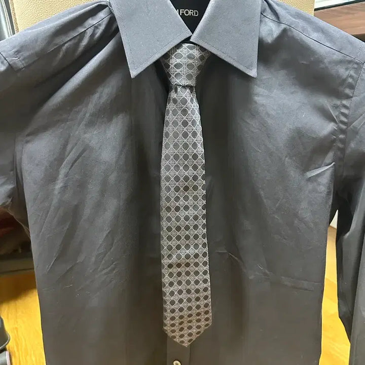 [BUNJANG] Dior Cannage Silk Necktie / 디올 까나쥬 넥타이 블랙 핑크 그레이