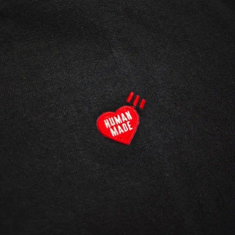 [BUNJANG] Human Made Heart Logo T-Shirt / 휴먼메이드 티셔츠 화이트/블랙/그레이