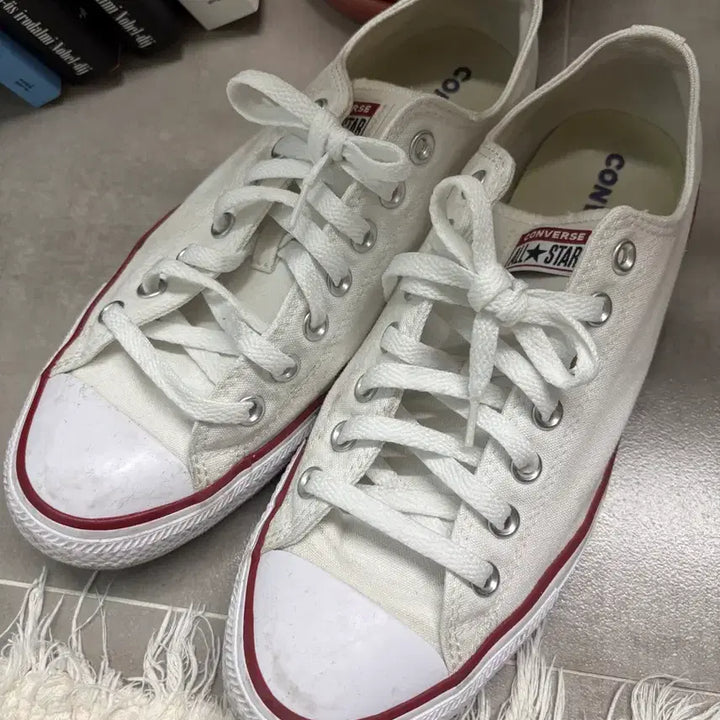 [BUNJANG] Converse Chuck Taylor White Sneakers / 컨버스 척테일러 화이트 280