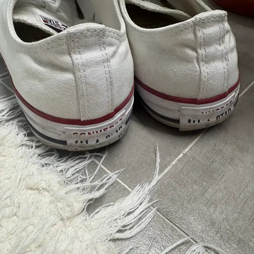 [BUNJANG] Converse Chuck Taylor White Sneakers / 컨버스 척테일러 화이트 280
