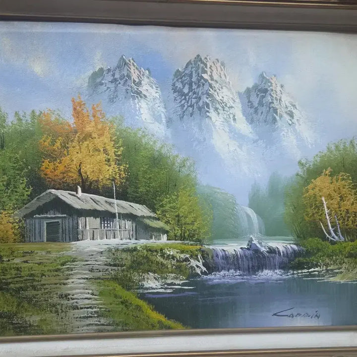 [BUNJANG] Seosanal Landscape Oil Painting on Canvas / 서양화 캔버스 유화 설산 풍경