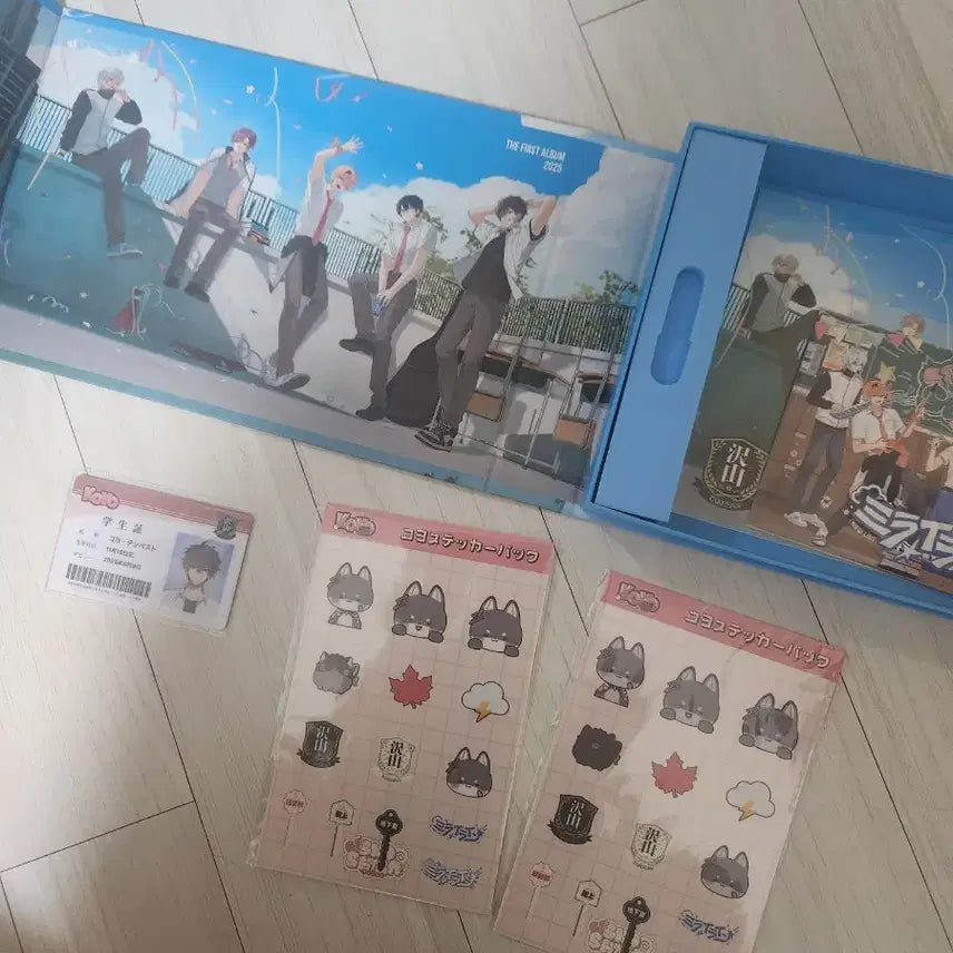 [BUNJANG] Sgosm Mirai Line Lyric Book, Postcard, Koyo Student ID, Sticker, Photocard Set / 스코시즘 미라이라인 앨범 팔아요!