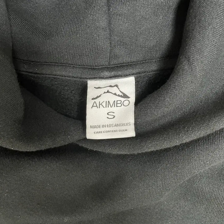 [BUNJANG] Akimbo Club Black Hoodie / 아킴보 클럽 블랙 후드티