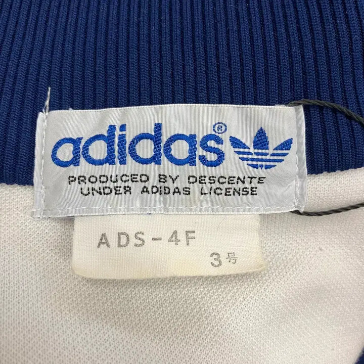 [BUNJANG] Adidas 80s West German Track Jacket White/Blue / N121 80s 서독제 아디다스 져지 흰파