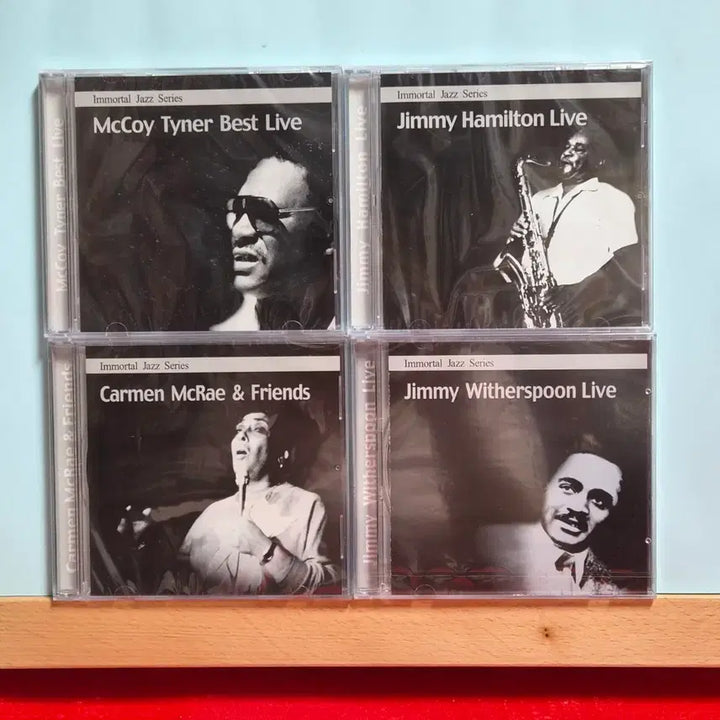 [BUNJANG] Jazz Live CD 4-Disc Bundle Set (McCoy Tyner, Carmen McRae, Jimmy Hamilton, Jimmy Witherspoon) Sealed / 재즈 라이브 CD 4장 세트 (McCoy Tyner 외) 일괄 미개봉