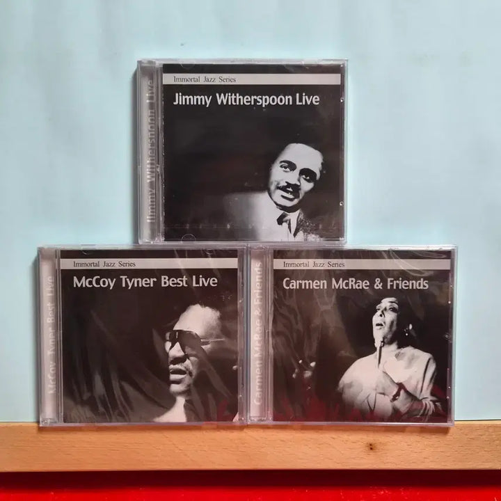 [BUNJANG] Jazz Live CD Bundle Set (McCoy Tyner, Carmen McRae, Jimmy Witherspoon) Sealed / 재즈 라이브 CD 3장 세트 (McCoy Tyner 외) 일괄 미개봉