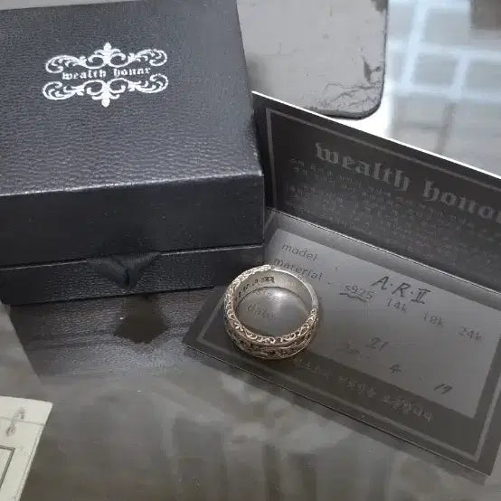 [BUNJANG] Wellsowner Arkansas Pattern Ring Silver 925 Size 21 / 웰스오너 아칸서스 문양 반지 21호