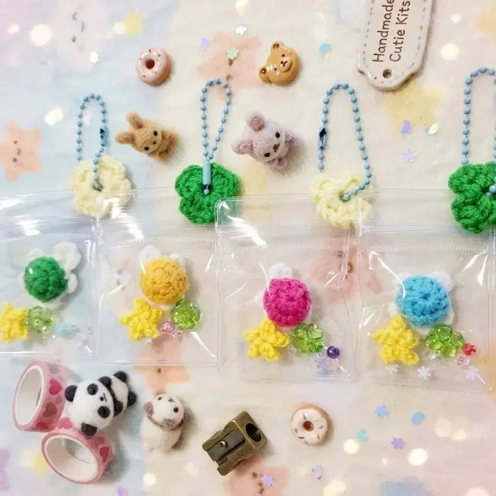 [BUNJANG] Lucky Turtle Mini Crochet Bag Charm/Keychain / 행운 꼬북이 미니 키치 참