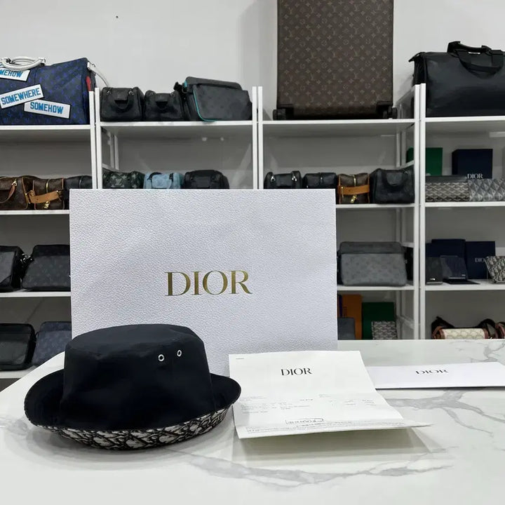 [BUNJANG] Dior Oblique Bucket Hat / 디올 오블리크 버킷햇 모자