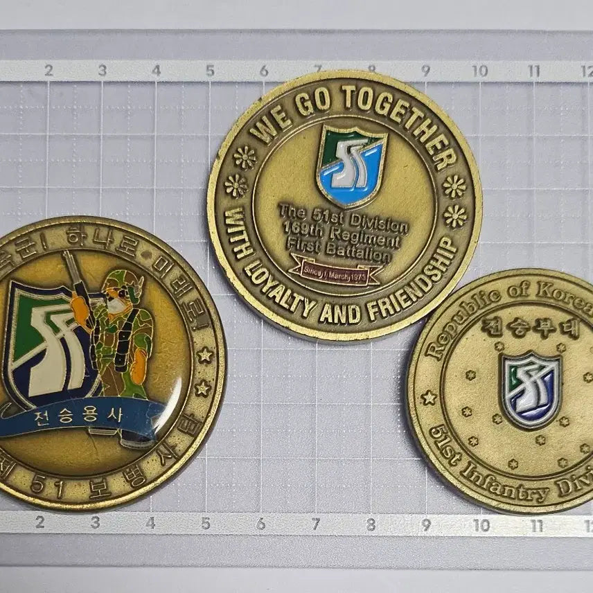 [BUNJANG] 51st Infantry Division Commemorative Coin Set / 51사단 기념 코인 세트