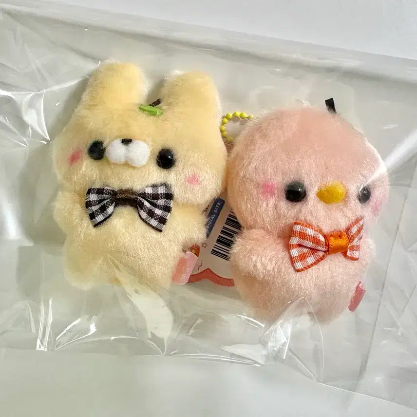 [BUNJANG] Squishy Touch 8cm Rabbit/Chick Keychain Set / 스쿳토탓치상 8cm 토끼/병아리 키링 세트 새상품