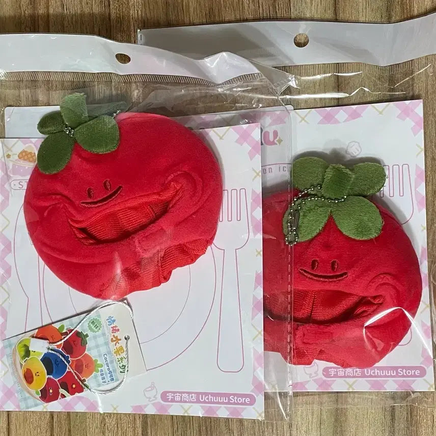 [BUNJANG] 10cm Doll Clothes Tomato Hat Helmet / 10cm 인형옷 솜인형옷 누이 의상 토마토 채소 과일 빨강 모자 헬멧