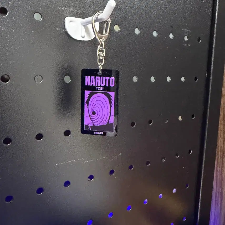 [BUNJANG] Naruto Akatsuki Tobi Black Keychain / 나루토 아카츠키 블랙 키링 토비