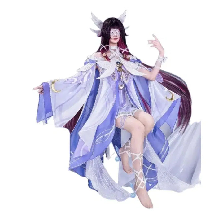 [BUNJANG] Colombina Cosplay Costume + Wig Set / 콜롬비나 코스프레 의상+가발