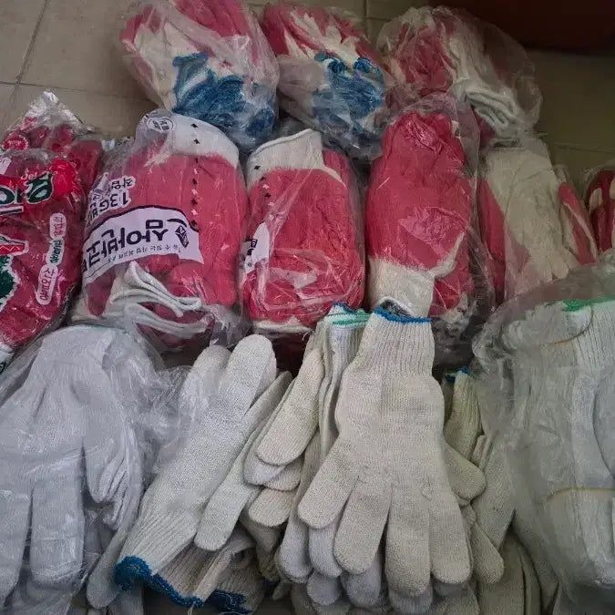 [BUNJANG] Coated Cotton Work Gloves Bundle / 코팅 면장갑 / 작업용 실장갑 모음