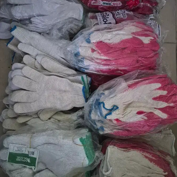 [BUNJANG] Coated Cotton Work Gloves Bundle / 코팅 면장갑 / 작업용 실장갑 모음
