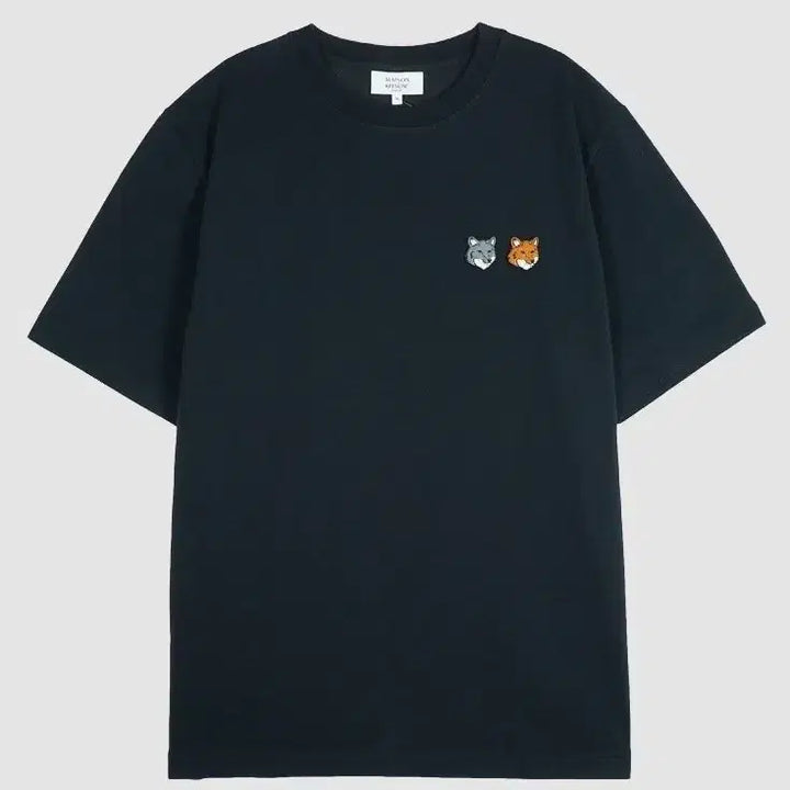 [BUNJANG] Maison Double Fox Short Sleeve T-Shirt / 메종 더블폭스 반팔 티셔츠