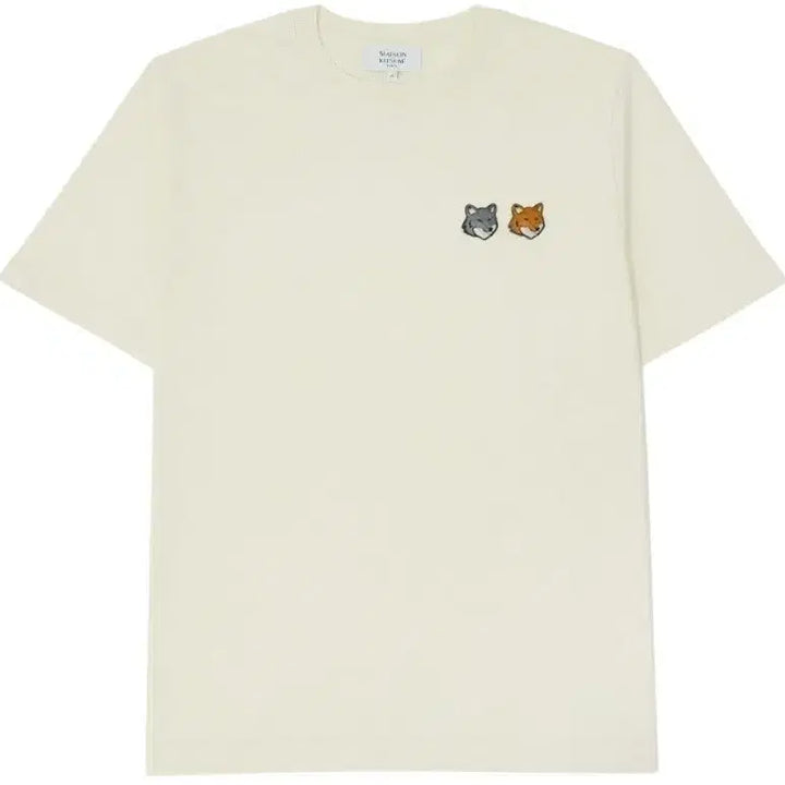 [BUNJANG] Maison Double Fox Short Sleeve T-Shirt / 메종 더블폭스 반팔 티셔츠