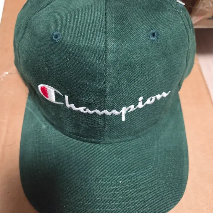 [BUNJANG] Champion Green Ball Cap Hat / 챔피온 Champion 그린 볼캡 모자