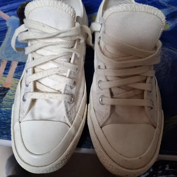 [BUNJANG] Converse Ivory Canvas Sneakers / 꼼데가르송컨버스 캔버스화 아이보리 운동화