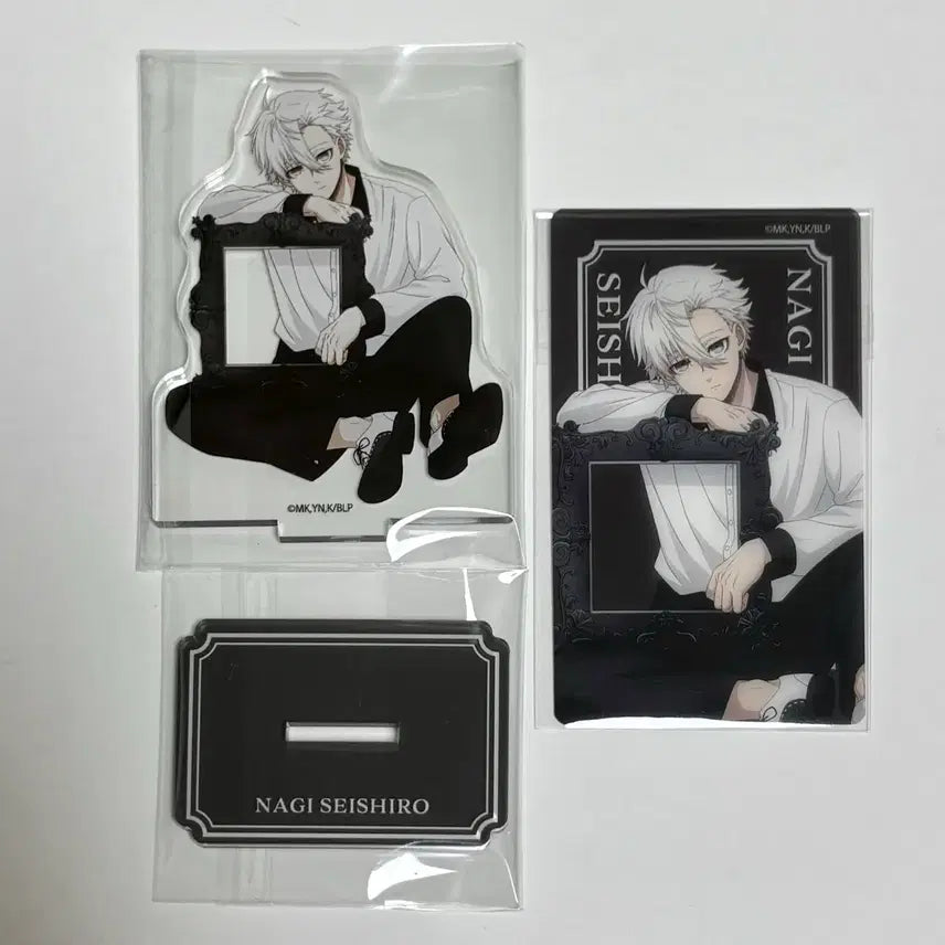 [BUNJANG] Blue Lock Nagi Seishiro Frame Acrylic Clear Card Bundle Set / 블루록 나기 프레임 액자 아크릴 클리어카드 일괄