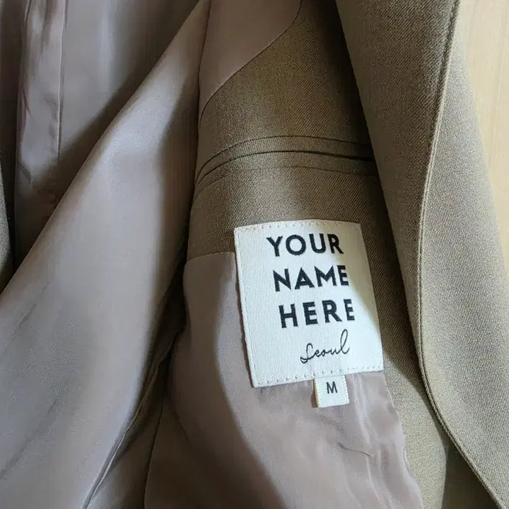 [BUNJANG] Your Name Here Brown Wool Jacket M / (새상품)유어네임히얼 브라운 울자켓 M