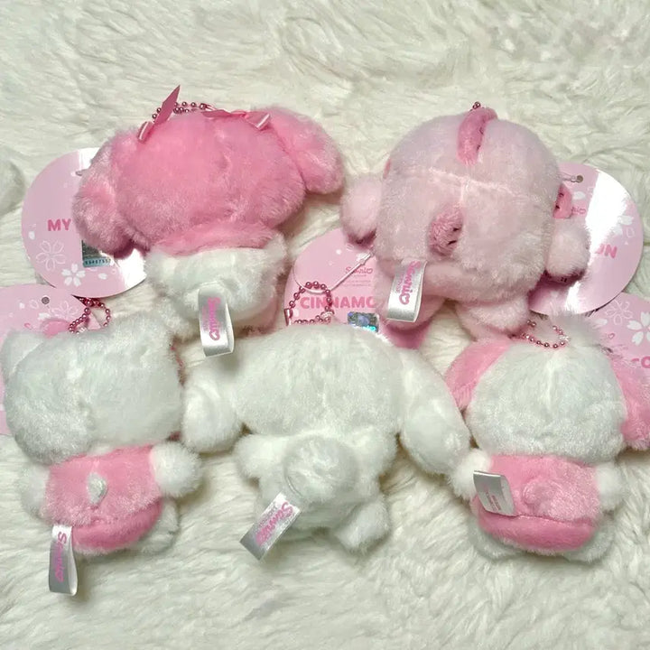 [BUNJANG] Sanrio Sakura Doll Keychain 5-Piece Set / 산리오 사쿠라 인형 키링 5종 세트