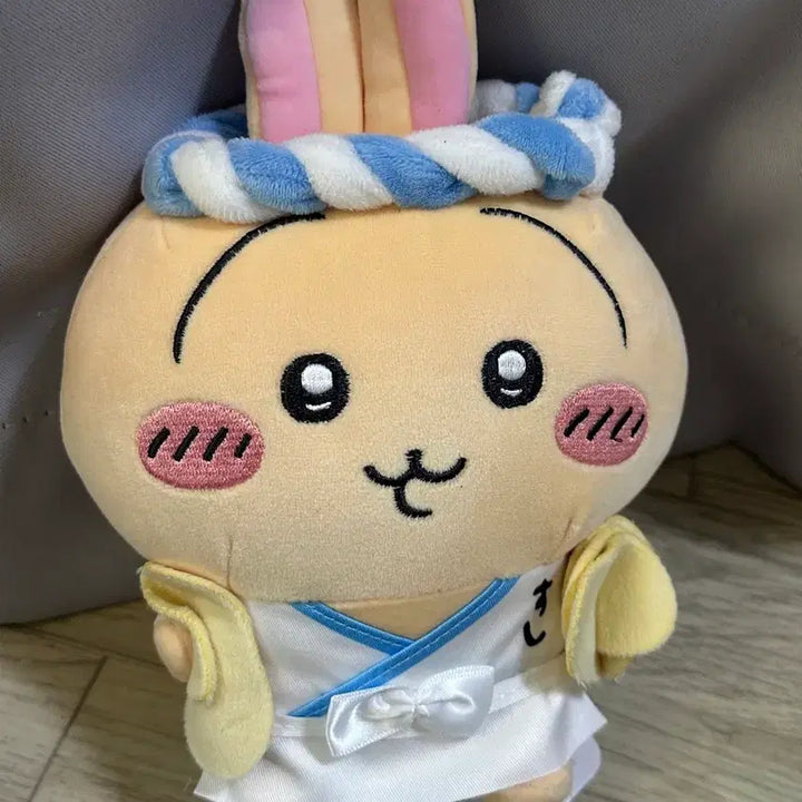 [BUNJANG] Usagi Sushi Chef Mini Plush Doll / 우사기 스시 앉은 미니 봉재인형