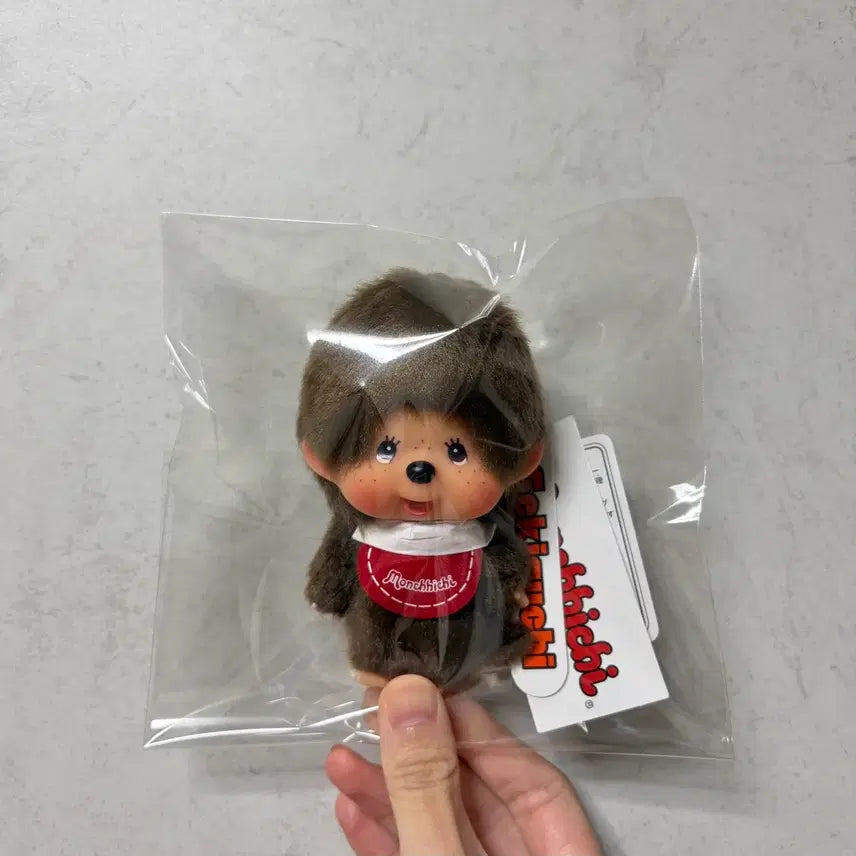 [BUNJANG] Monchhichi SS Big Head Boy Keychain / (새상품) 몬치치 SS 빅헤드 보이 키링