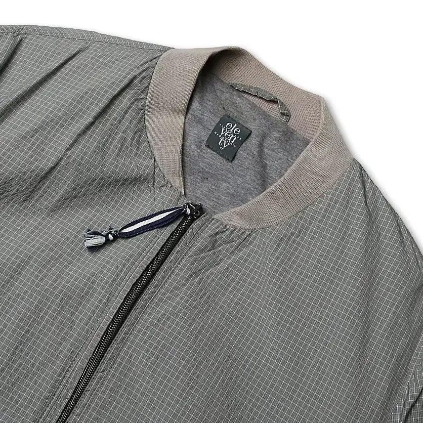 [BUNJANG] Eleventy Check Classic Blouson Jacket / 일레븐티 [Eleventy] 체크 클래식 이태리 블루종 자켓