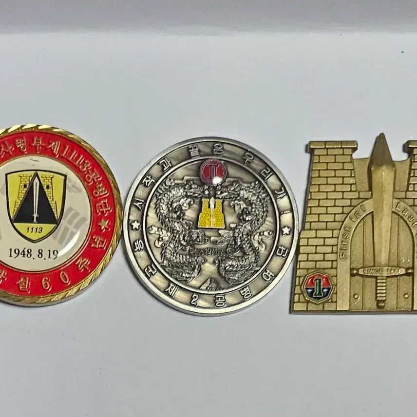 [BUNJANG] Korean Army Engineer Corps Commemorative Coin Set / 육군 공병 기념 코인 세트