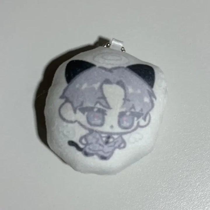 [BUNJANG] Unofficial Double-Sided Cushion Keyring / 괴출 괴담출근 비공식 비공굿 양면 쿠션키링 솔음 천사 악마