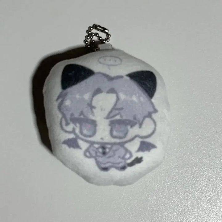 [BUNJANG] Unofficial Double-Sided Cushion Keyring / 괴출 괴담출근 비공식 비공굿 양면 쿠션키링 솔음 천사 악마