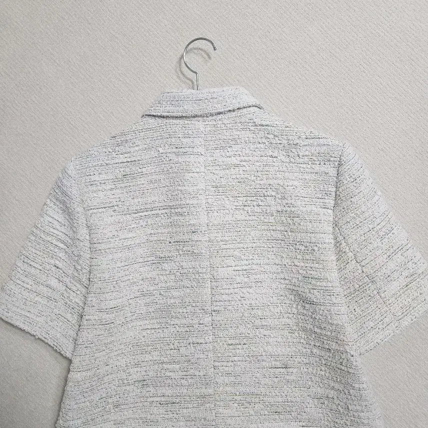 [BUNJANG] Lookast Tweed Short Sleeve Jacket / Lookast 트위드 반팔 자켓