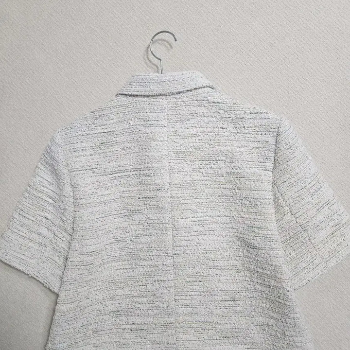 [BUNJANG] Lookast Tweed Short Sleeve Jacket / Lookast 트위드 반팔 자켓