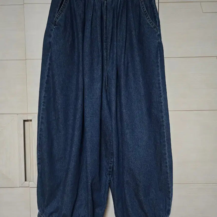 [BUNJANG] Denim Balloon Pants (Oversized Fit) / 데님 벌룬 팬츠 (오버핏)