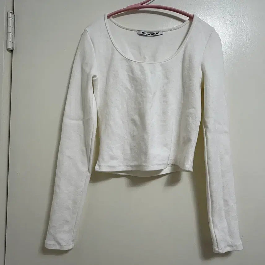 [BUNJANG] White Long Sleeve Basic T-Shirt / 기본티 흰색 긴팔티
