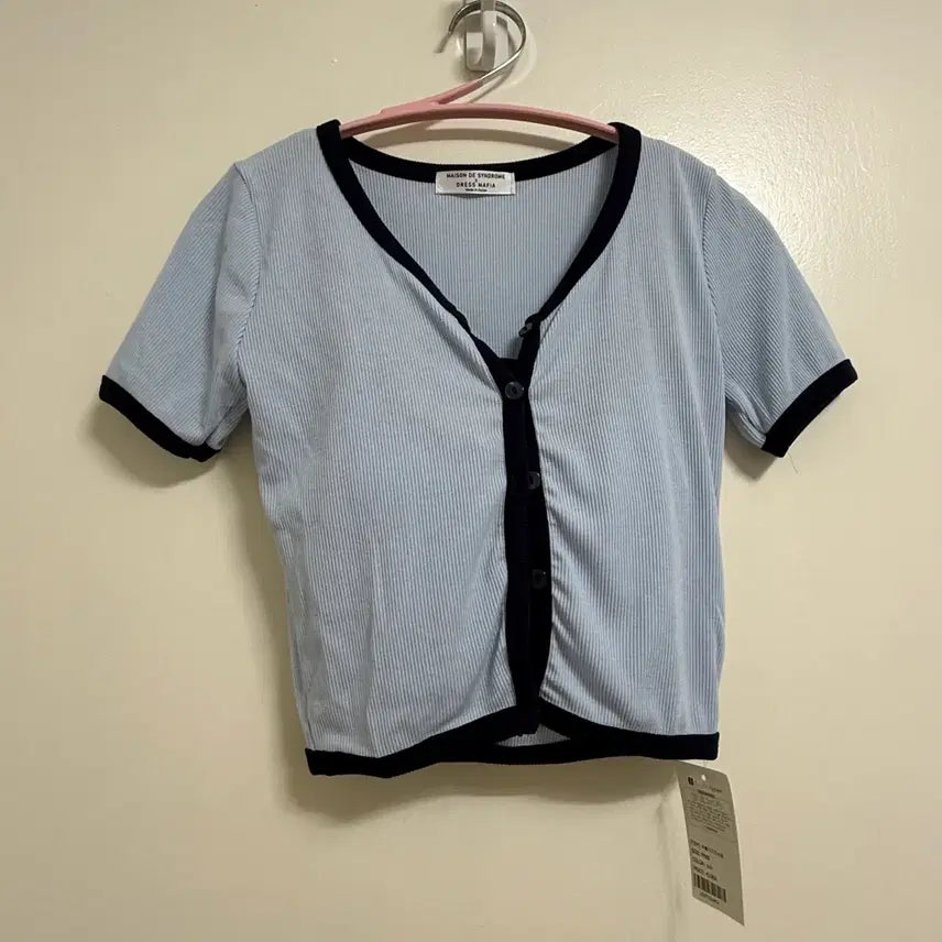 [BUNJANG] Sleeveless Cardigan Set (Blue, White) / (2개 세트 일괄 금액) 나시 가디건 세트(블루, 화이트)