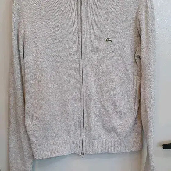[BUNJANG] Lacoste Knit Zip-Up 95 / 라코스테  니트 집업95사이즈봄초가을입기좋은두께에요