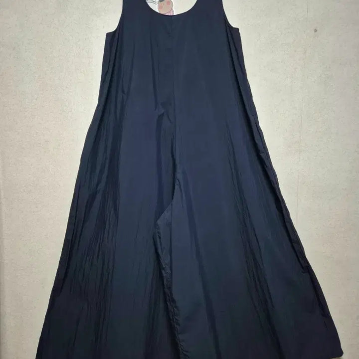 [BUNJANG] Navy Wide Jumpsuit Summer Fabric / (새상품)  와이드  점프슈트