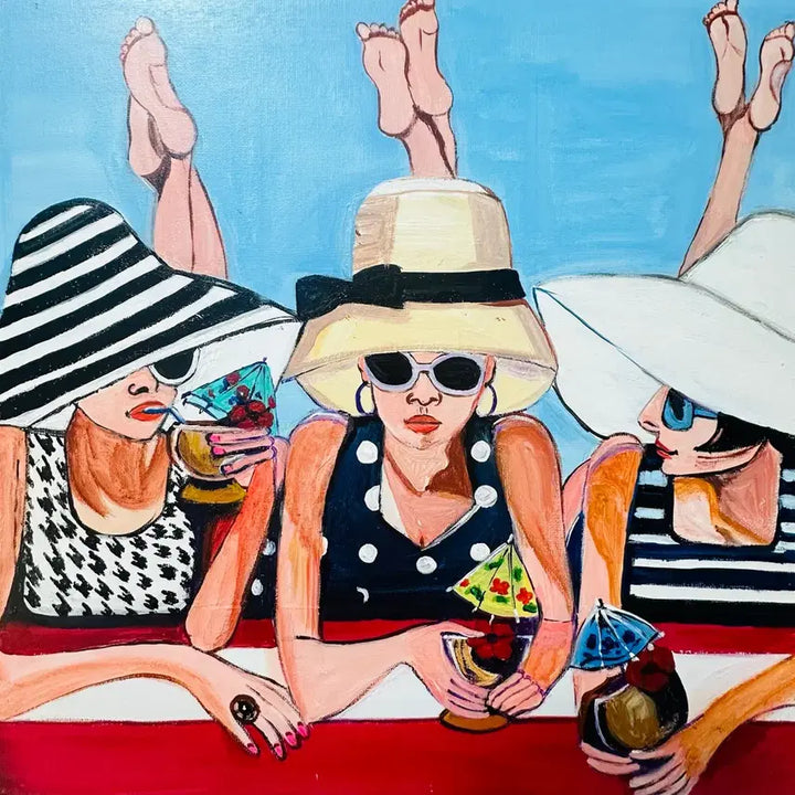 [BUNJANG] Resting Three Women Canvas Art / 세여인의휴식(캔버스)