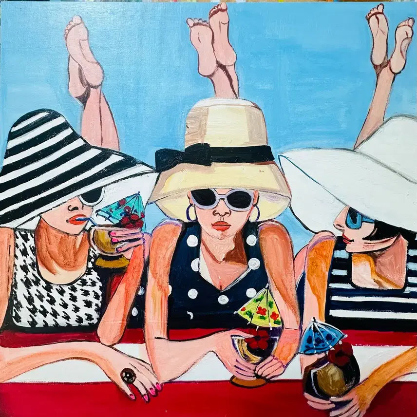 [BUNJANG] Resting Three Women Canvas Art / 세여인의휴식(캔버스)