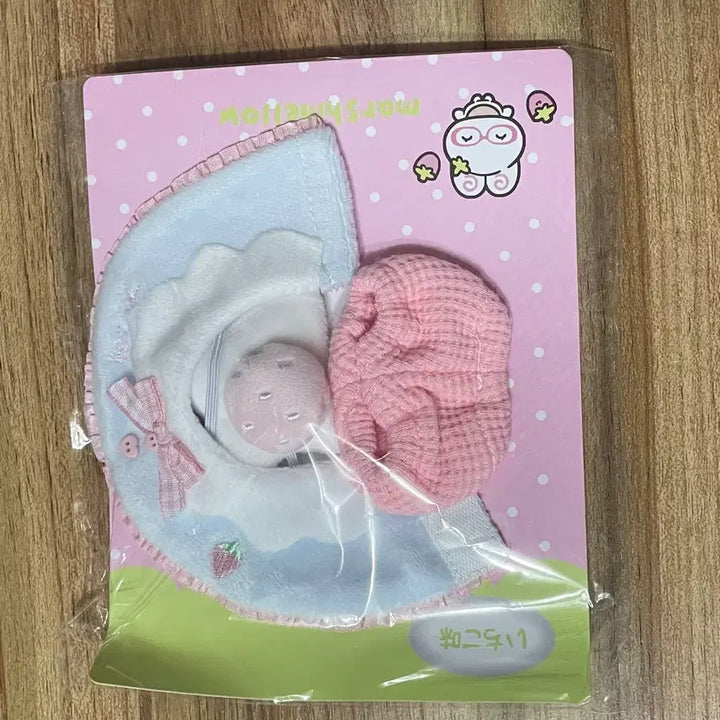 [BUNJANG] 10cm Doll Clothes Pudding Cherry Set Sky Pink Strawberry / 10cm 인형옷 솜인형옷 누이 의상 푸딩 체리 세트 하늘 핑크 딸기