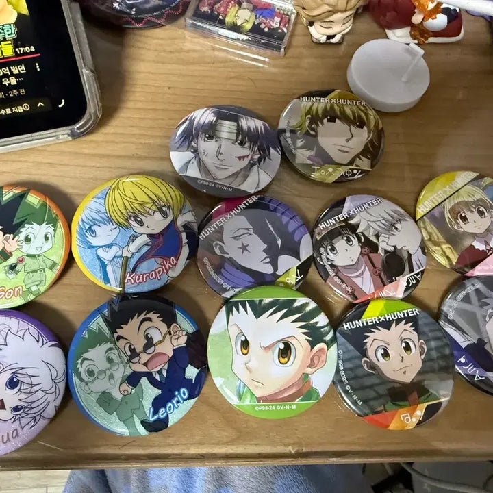 [BUNJANG] Hunter x Hunter Can Badge Bundle Set / 헌터헌터 캔뱃지 일괄
