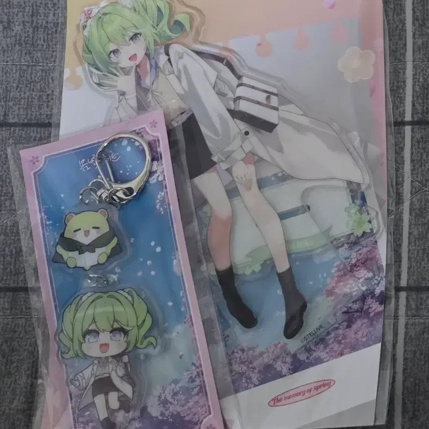 [BUNJANG] Stellive Bomude Rico Acrylic Charm &amp; Keychain Set / 스텔라이브 봄데 리코(아크릴+키링)